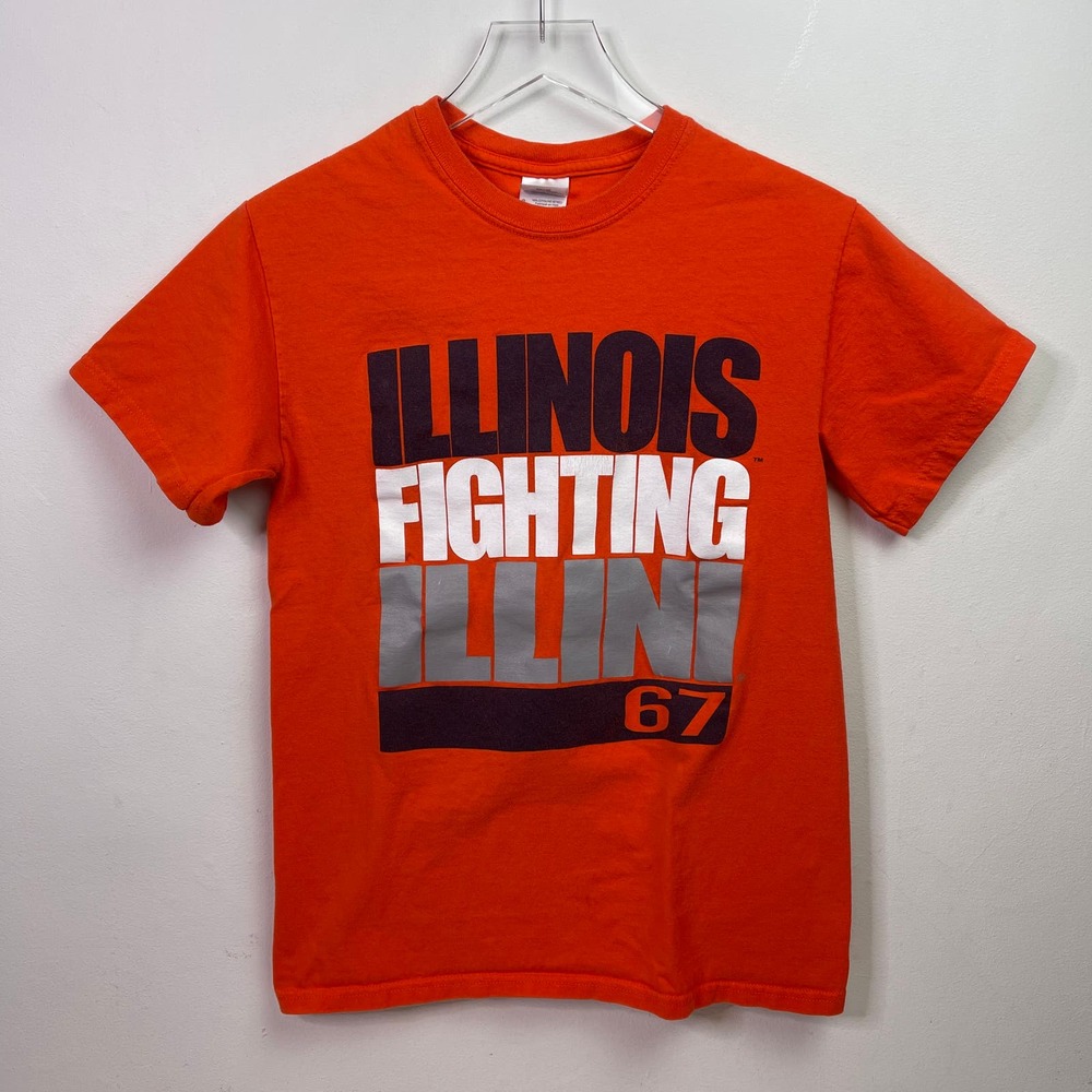 University of Illinois Athletics Fighting Illini Football 1967 T-shirt — Small S